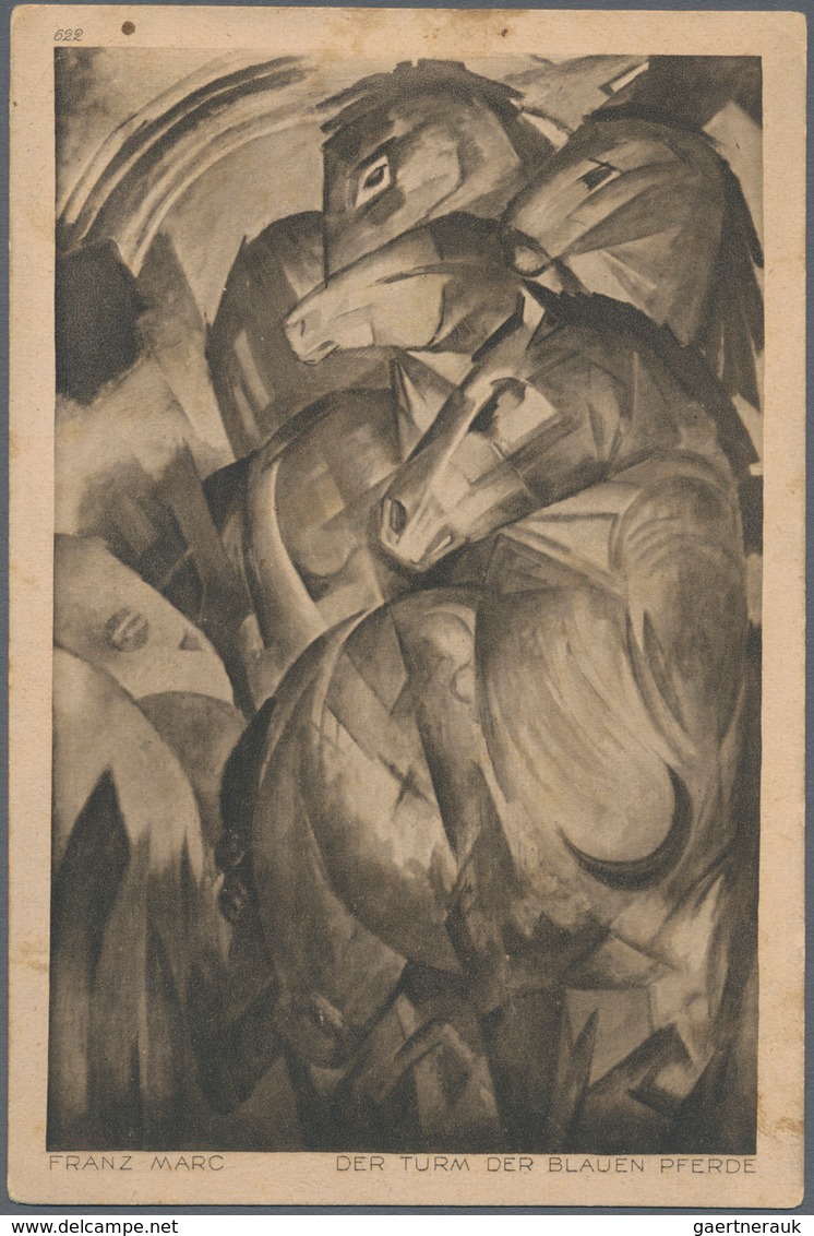 Ansichtskarten: Künstler / Artists: MARC, Franz (1880-1916), Deutscher Maler, Zeichner Und Grafiker - Unclassified
