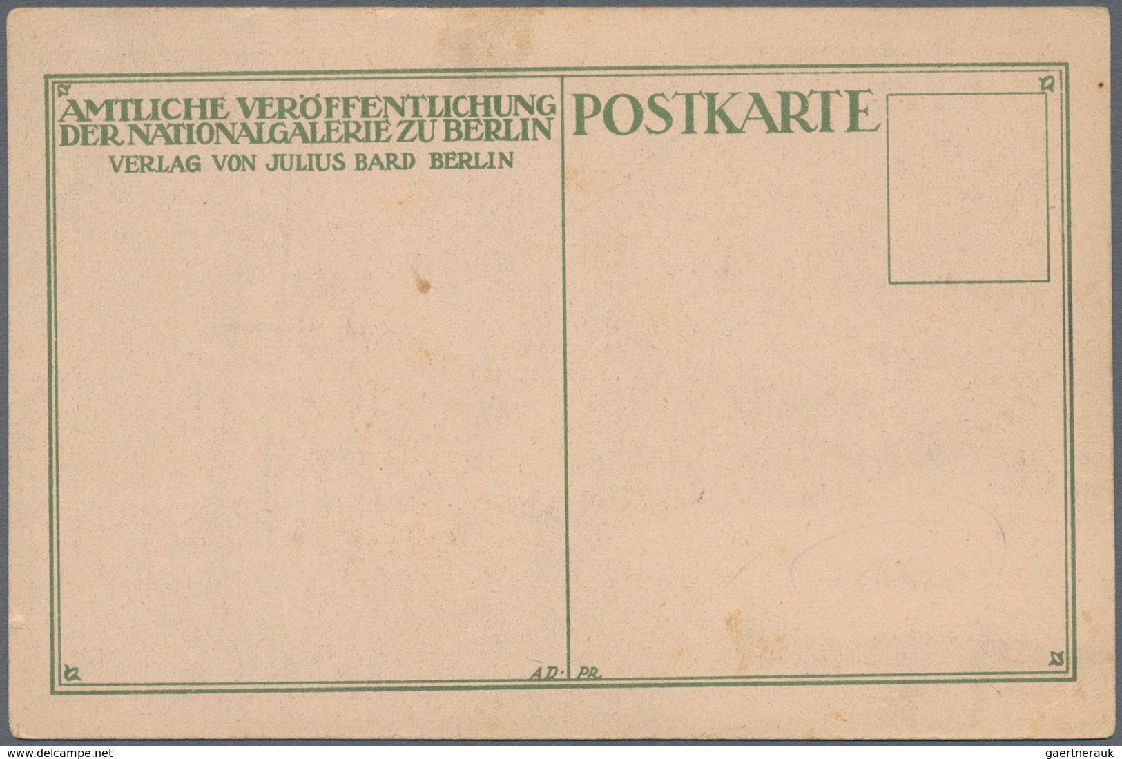 Ansichtskarten: Künstler / Artists: MARC, Franz (1880-1916), Deutscher Maler, Zeichner Und Grafiker - Zonder Classificatie