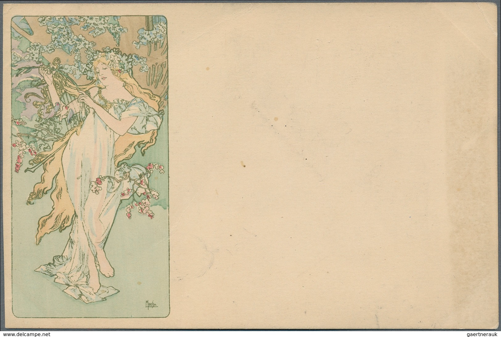 Ansichtskarten: Künstler / Artists: MUCHA, Alfons (1860-1939), Tschechischer Maler, Grafiker, Illust - Zonder Classificatie