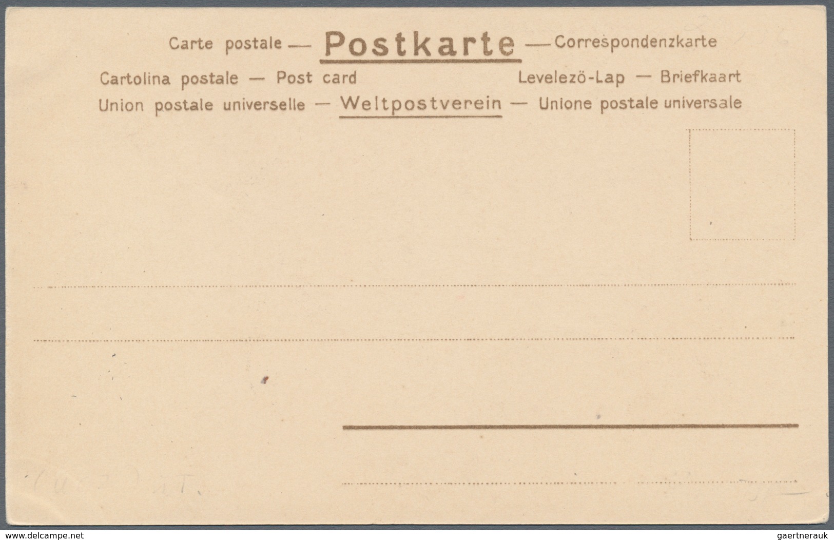 Ansichtskarten: Künstler / Artists: REZNICEK, Ferdinand Freiherr Von (1868-1909), österreichischer M - Zonder Classificatie