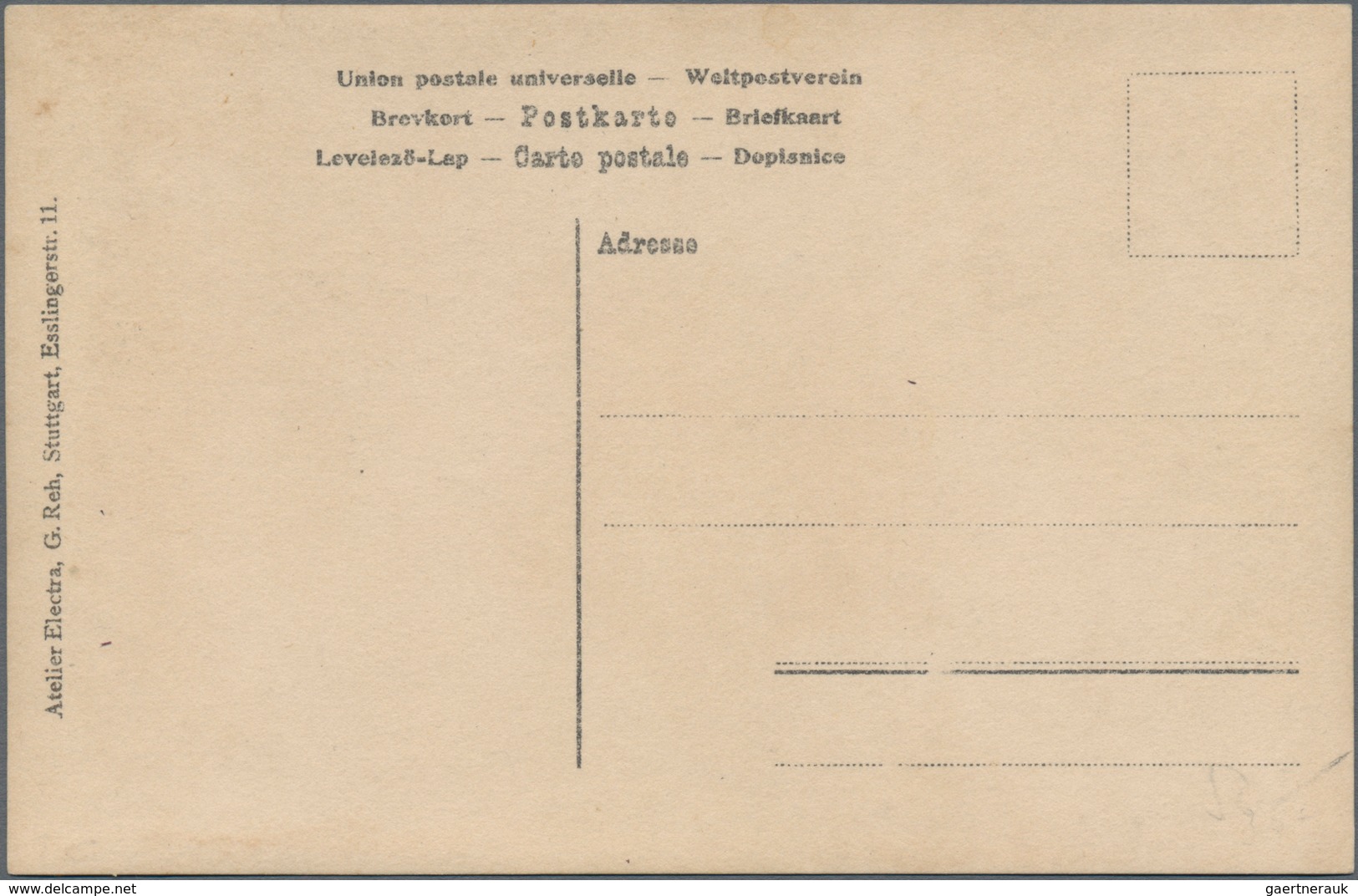 Ansichtskarten: Künstler / Artists: SIMPLICISSIMUS, Illustrierte Wochenzeitschrift, Zeitungskarte Mi - Zonder Classificatie