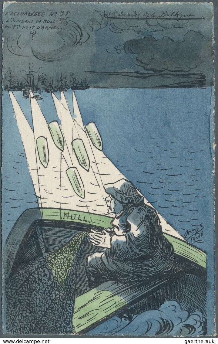 Ansichtskarten: Politik / Politics: RUSSLAND, Ca. 1904 Französische Karikatur Aus Der Serie "Actuali - People