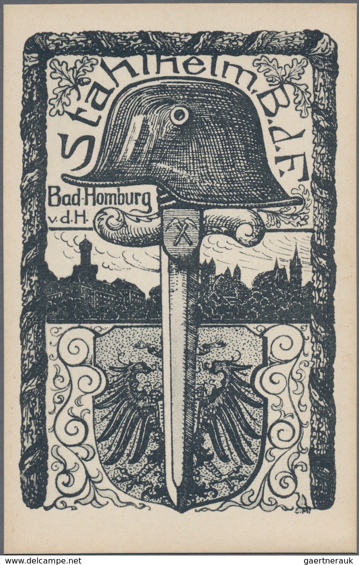 Ansichtskarten: Propaganda: 1930s. Stahlhelm Veterans Organization Of 'Frontkaempfer' - Soldiers Who - Parteien & Wahlen