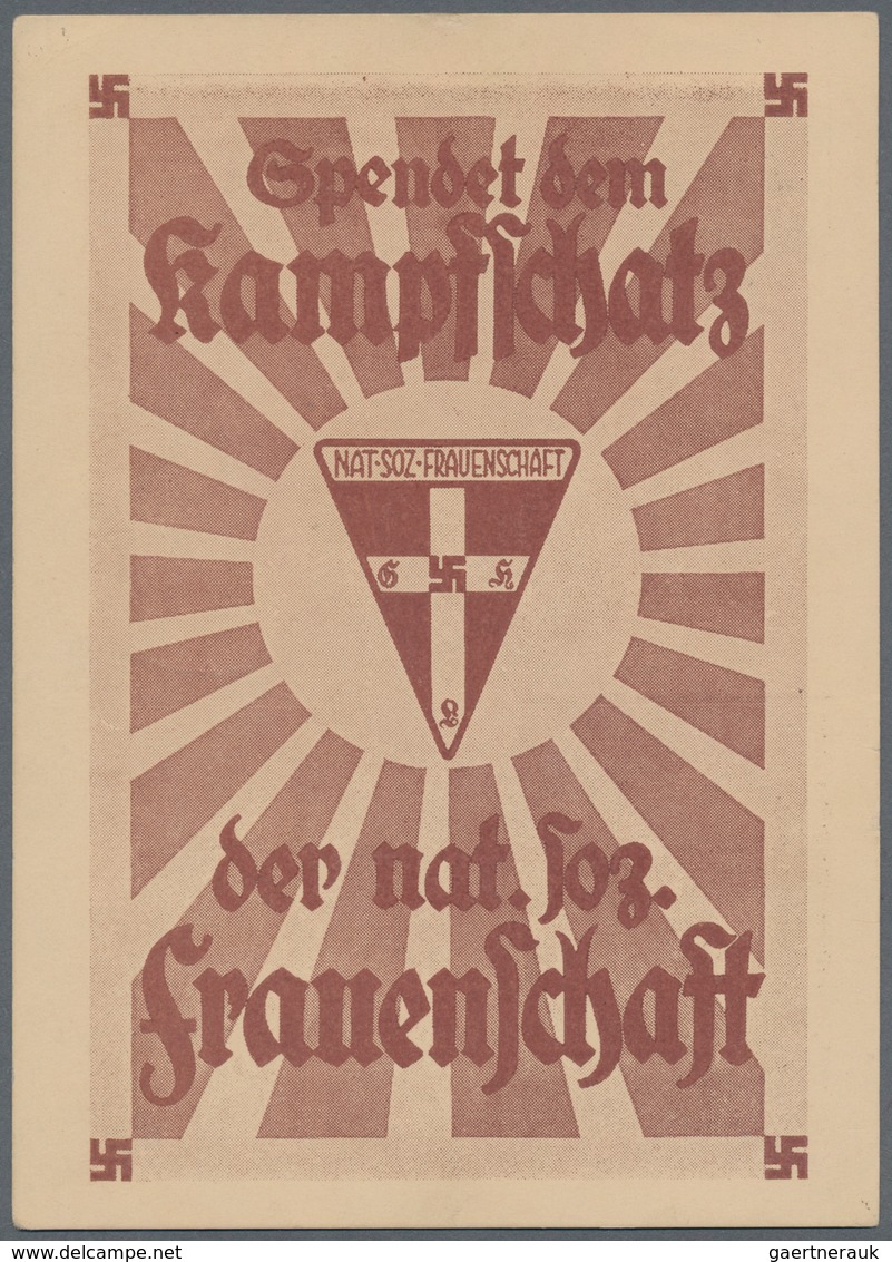 Ansichtskarten: Propaganda: 1932. Very Scarce 1932 Card From The Nationalsozialistische Frauenschaft - Politieke Partijen & Verkiezingen