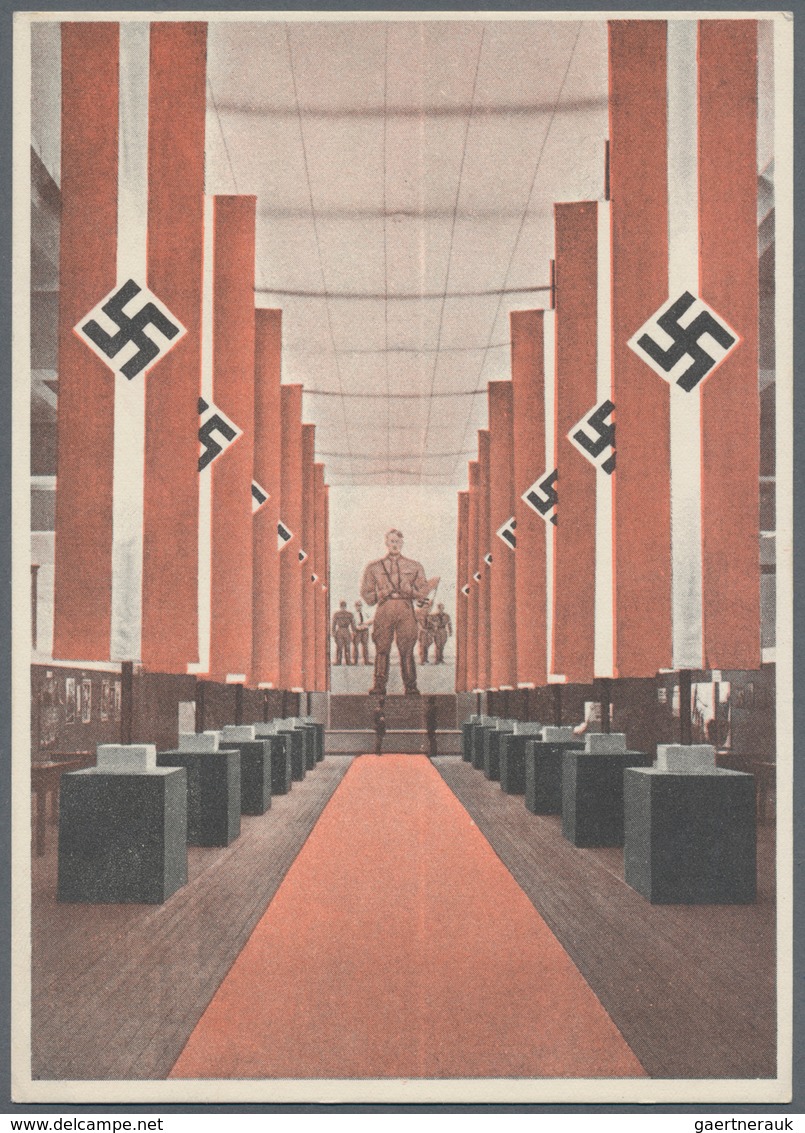 Ansichtskarten: Propaganda: 1934 "Fahnenstrasse" - Ausstellung Kampf Und Sieg Der HJ [Hitler Jugend] - Political Parties & Elections