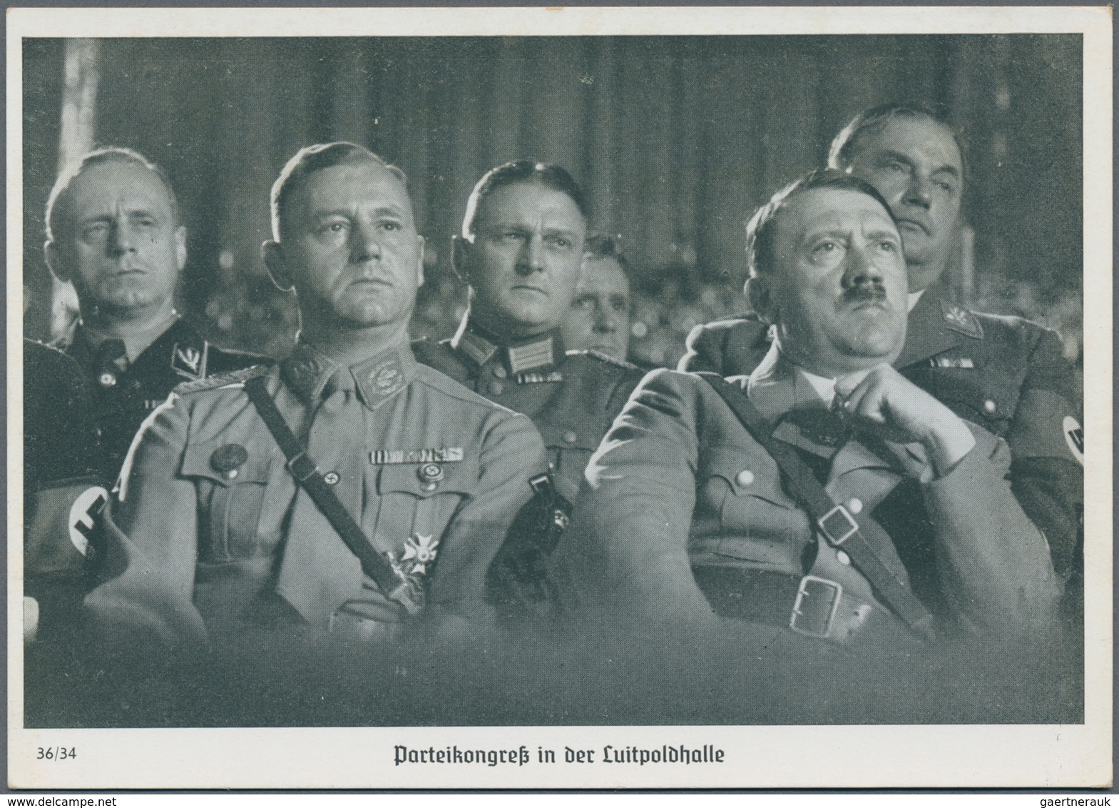 Ansichtskarten: Propaganda: 1936, "Reichsparteitag Nürnberg Parteikongreß In Der Luitpoldhalle", Gro - Parteien & Wahlen