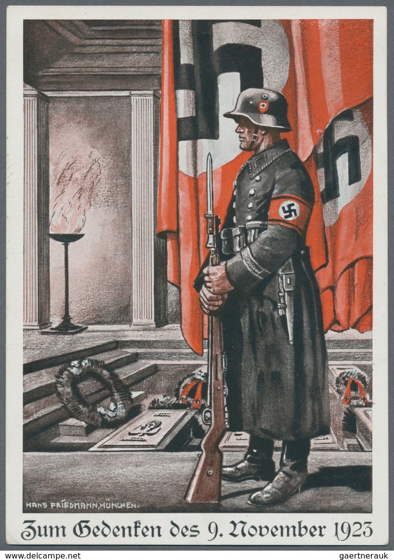 Ansichtskarten: Propaganda: 1937. Scarce Propaganda Card Produced As A Part Of The Heinrich Hoffmann - Political Parties & Elections
