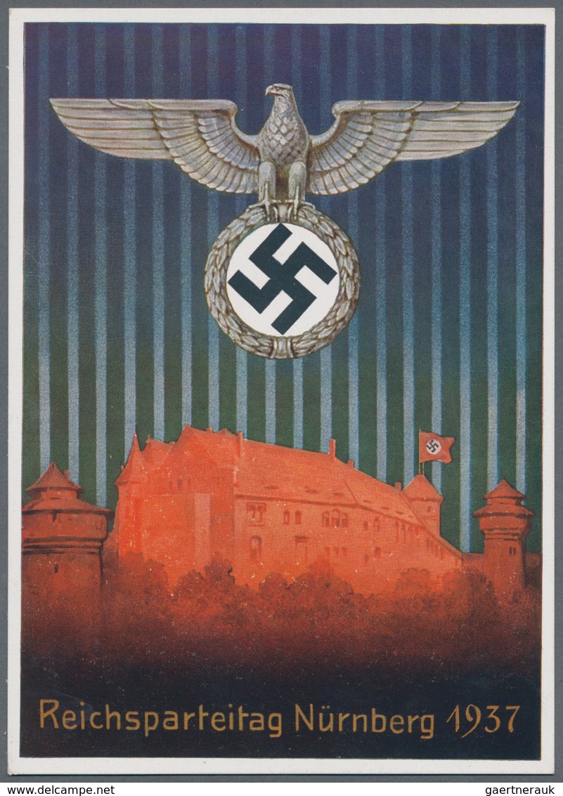 Ansichtskarten: Propaganda: 1937. Hoffmann Nürnberg Reichsparteitag / Nuremberg Rally Day Propaganda - Political Parties & Elections