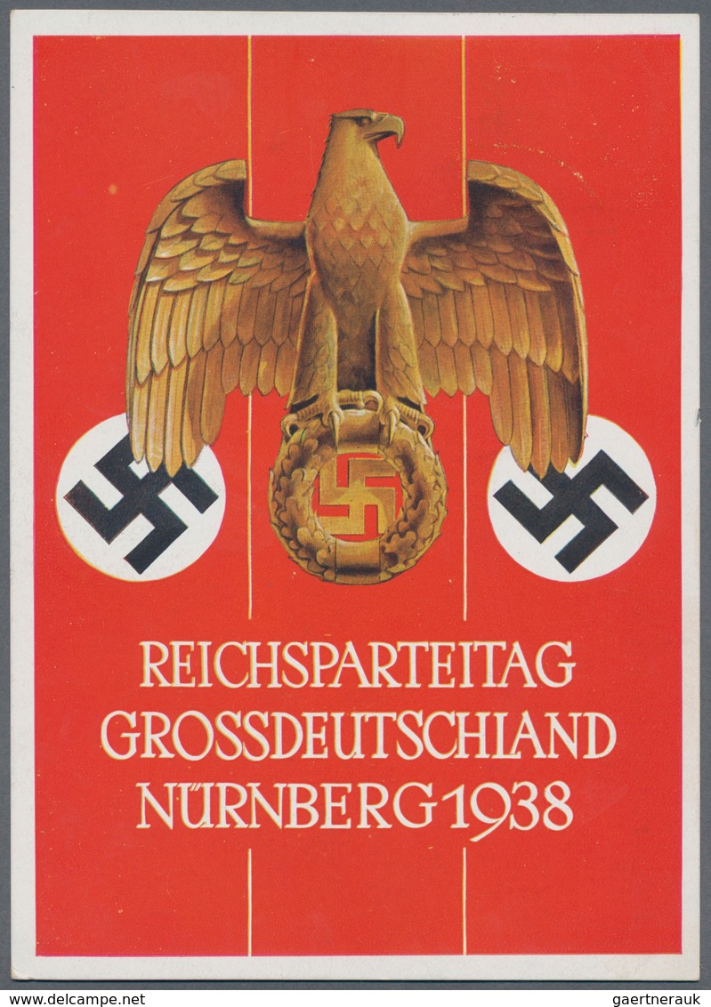 Ansichtskarten: Propaganda: 1938. Propaganda Card For The 1938 Nürnberg Reichsparteitag / Nuremberg - Political Parties & Elections