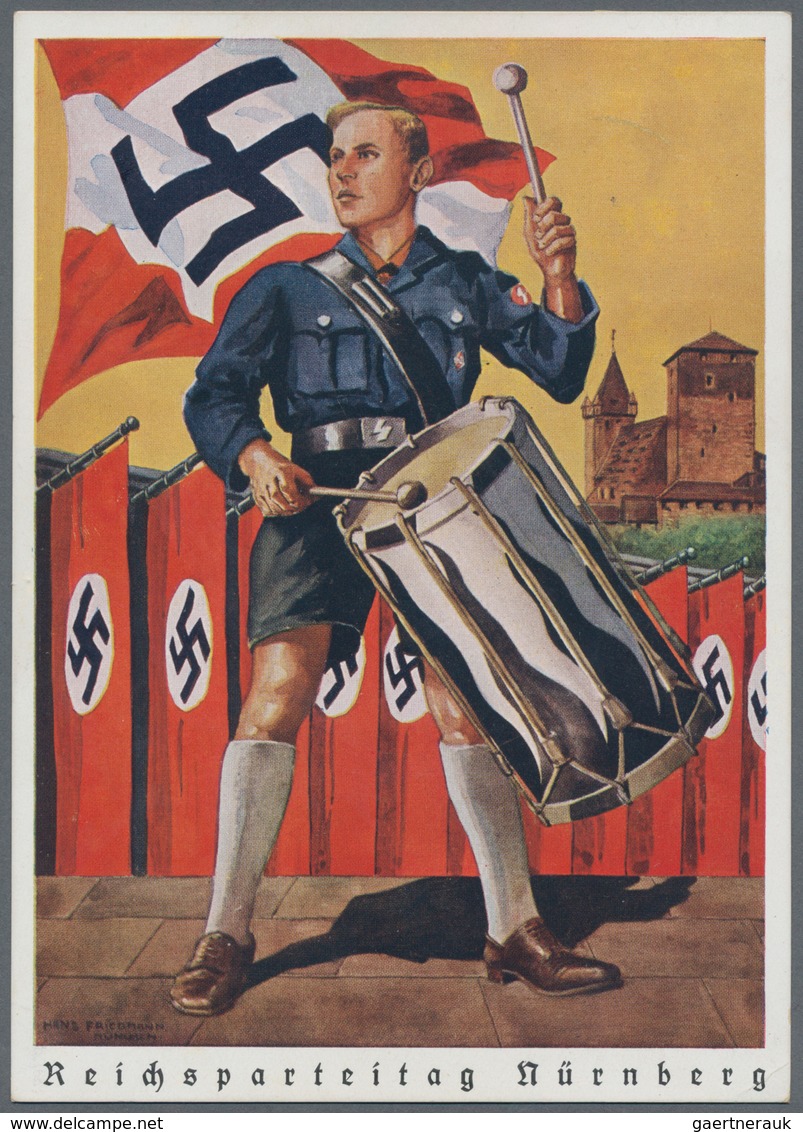 Ansichtskarten: Propaganda: 1938. Original NSDAP Nürnberg Reichsparteitag / Nuremberg Nazi Party Ral - Political Parties & Elections