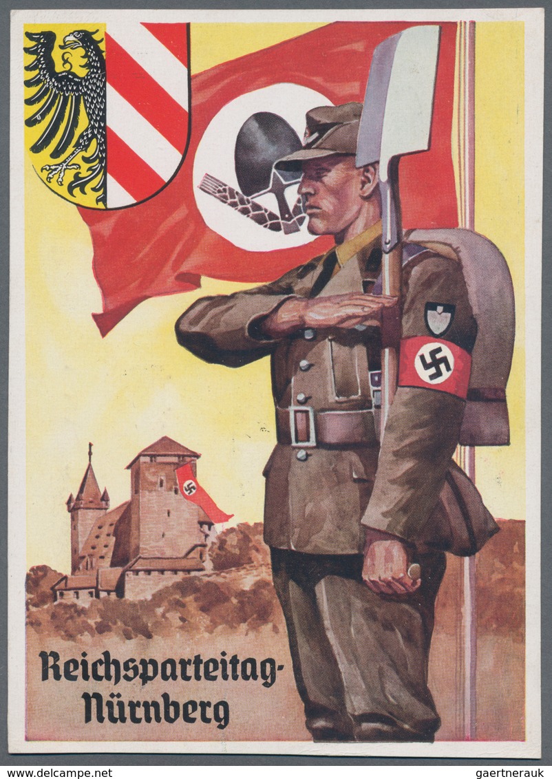 Ansichtskarten: Propaganda: 1938. Propaganda Card For The 1938 Reichsparteitag / Party Rally, From T - Political Parties & Elections