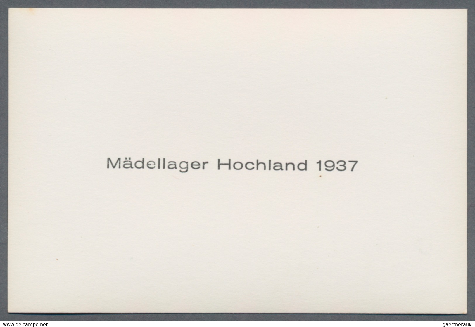 Ansichtskarten: Propaganda: 1938. Bund Deutscher Mädel (BDM) - Girl's Hitler Jugend - Hochland Lager - Politieke Partijen & Verkiezingen