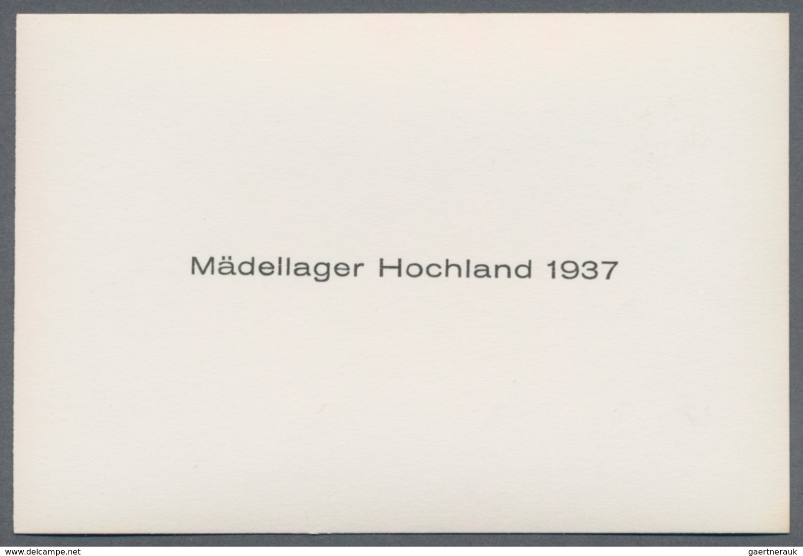 Ansichtskarten: Propaganda: 1938. Bund Deutscher Mädel (BDM) - Girl's Hitler Jugend - Hochland Lager - Politieke Partijen & Verkiezingen