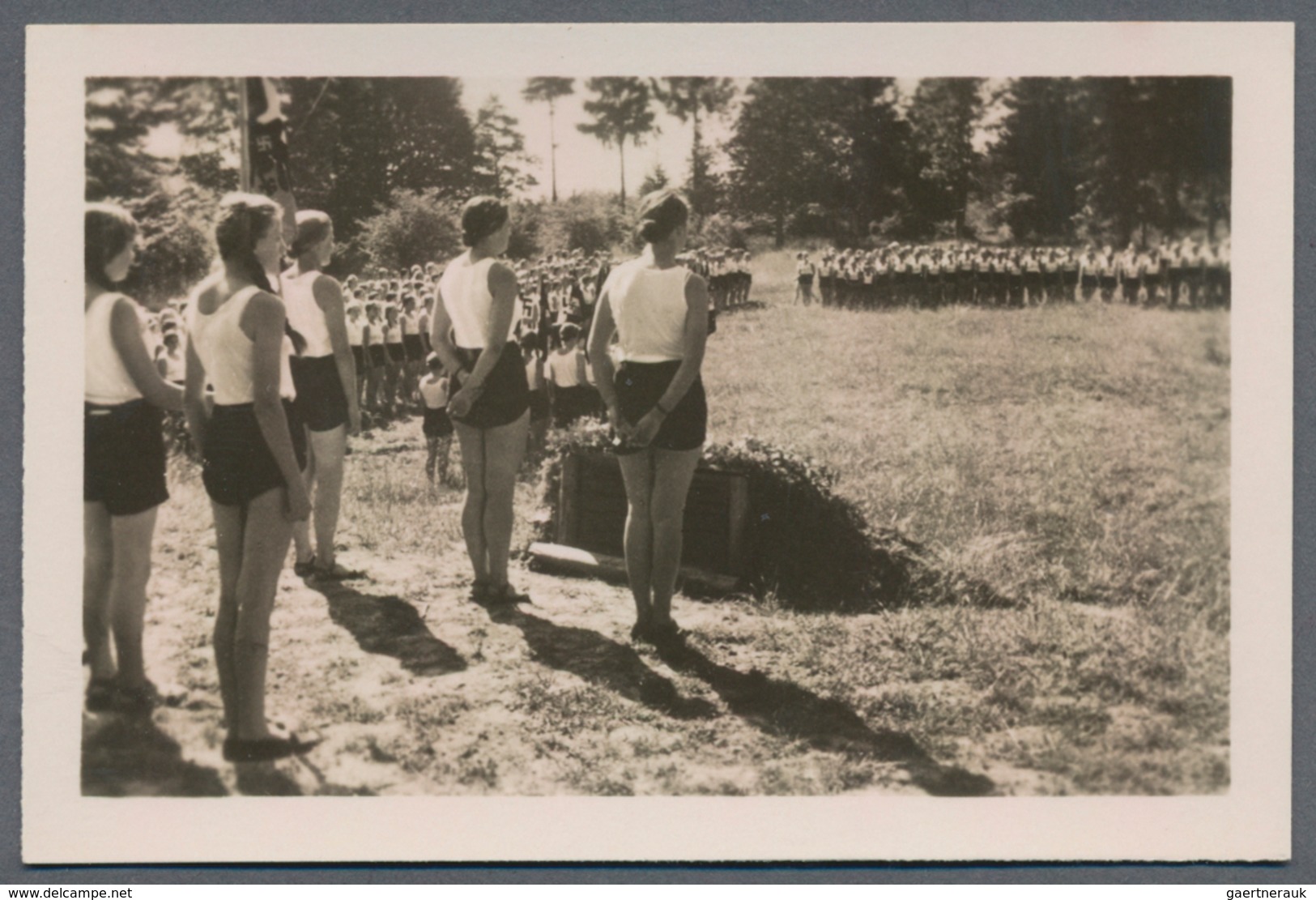 Ansichtskarten: Propaganda: 1938. Bund Deutscher Mädel (BDM) - Girl's Hitler Jugend - Hochland Lager