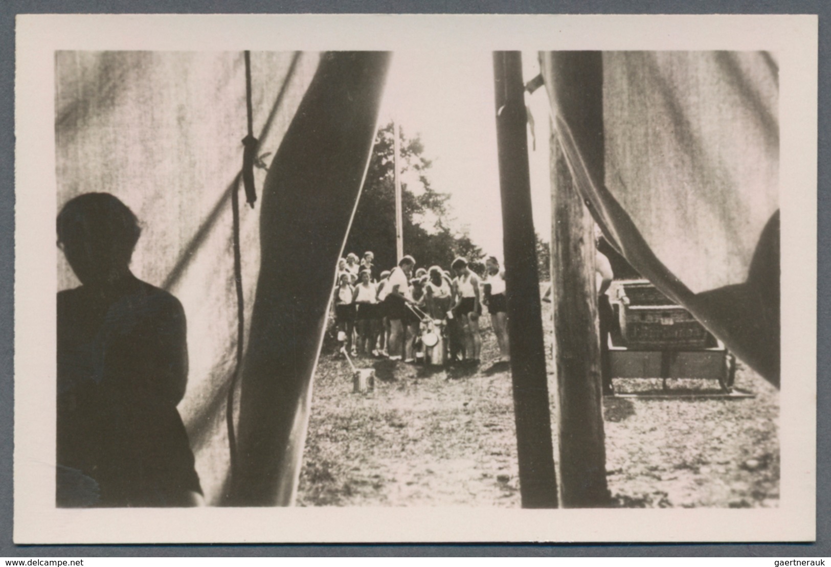 Ansichtskarten: Propaganda: 1938. Bund Deutscher Mädel (BDM) - Girl's Hitler Jugend - Hochland Lager
