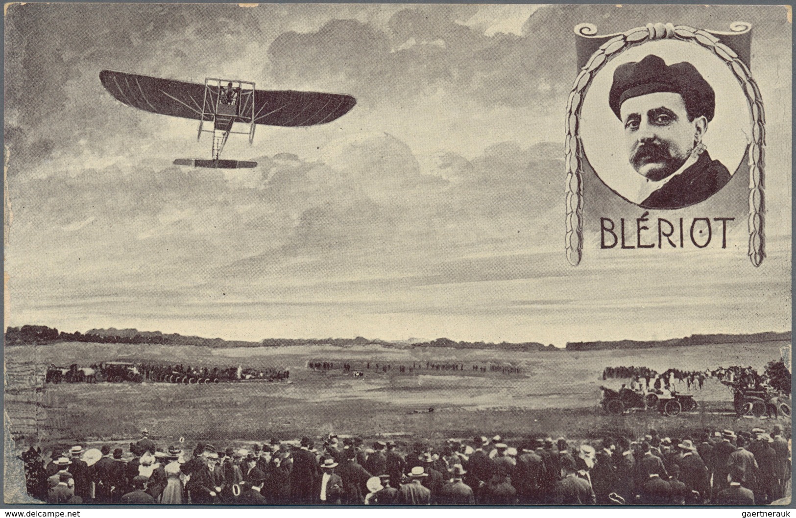 Ansichtskarten: Motive / Thematics: FLUGWOCHE-Köln 1909, Ereigniskarte "BLERIOT" Als Seltene Festpos - Other & Unclassified