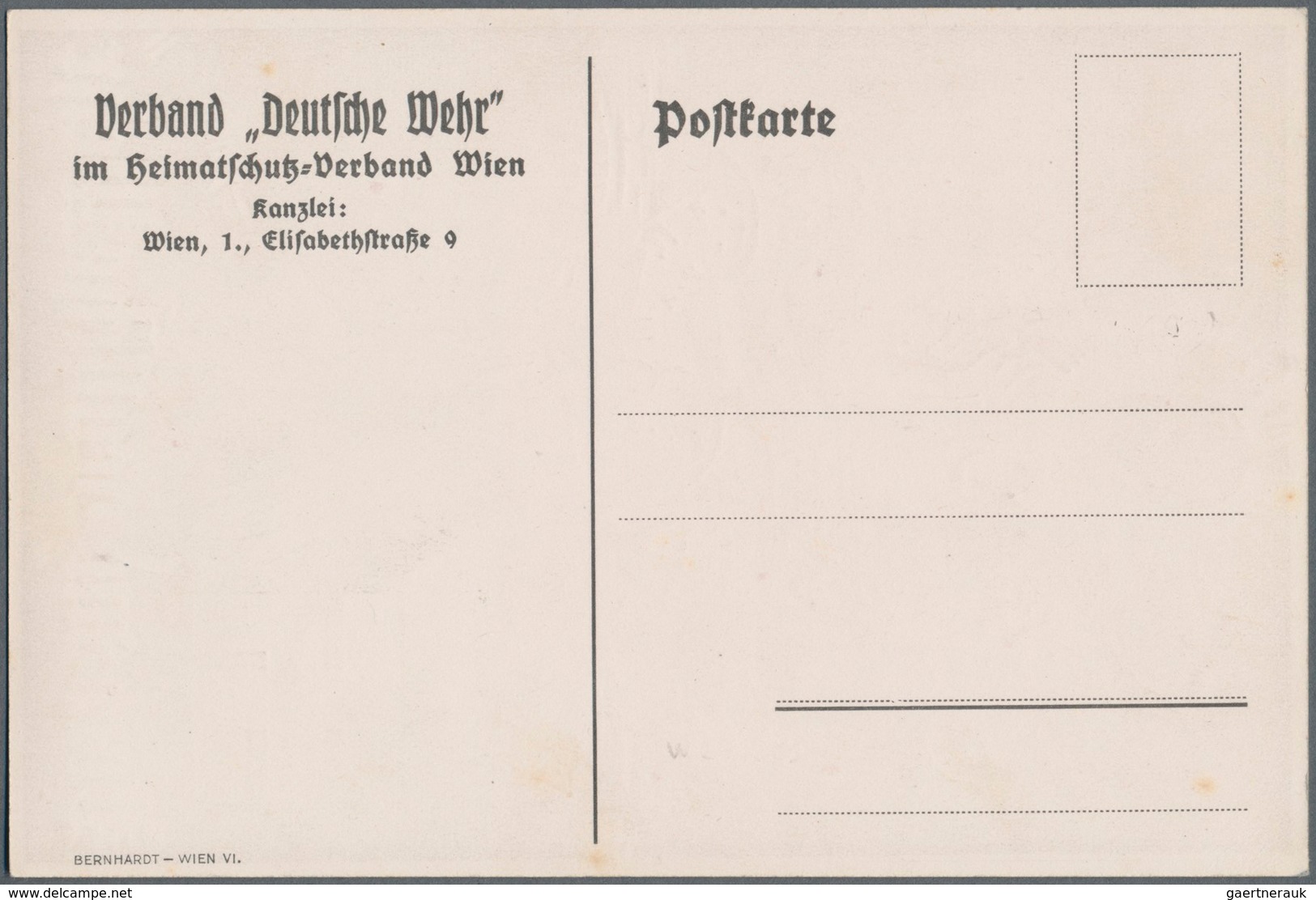 Ansichtskarten: Motive / Thematics: JUDAIKA, "Verband Deutsche Wehr Die überstaatlichen Mächte", Gro - Sonstige & Ohne Zuordnung