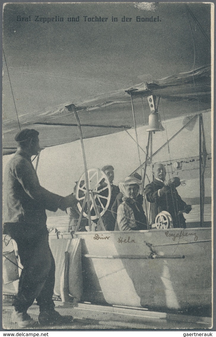 Ansichtskarten: Motive / Thematics: ZEPPELIN, 1907, LZ 3 (Z I), Bildkarte Graf Zeppelin, Dessen Toch - Autres & Non Classés