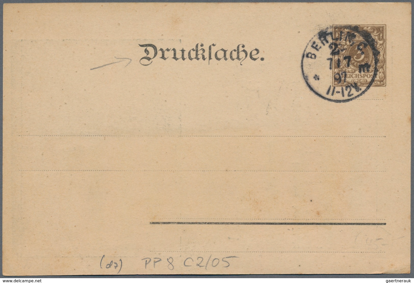 Ansichtskarten: Hamburg: ALLGEMEINE GARTENBAUAUSSTELLUNG 1897, 3 Privatganzsachen Als Einladungskart - Autres & Non Classés