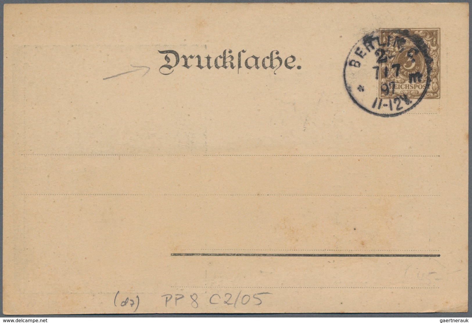 Ansichtskarten: Hamburg: ALLGEMEINE GARTENBAUAUSSTELLUNG 1897, 3 Privatganzsachen Als Einladungskart - Andere & Zonder Classificatie