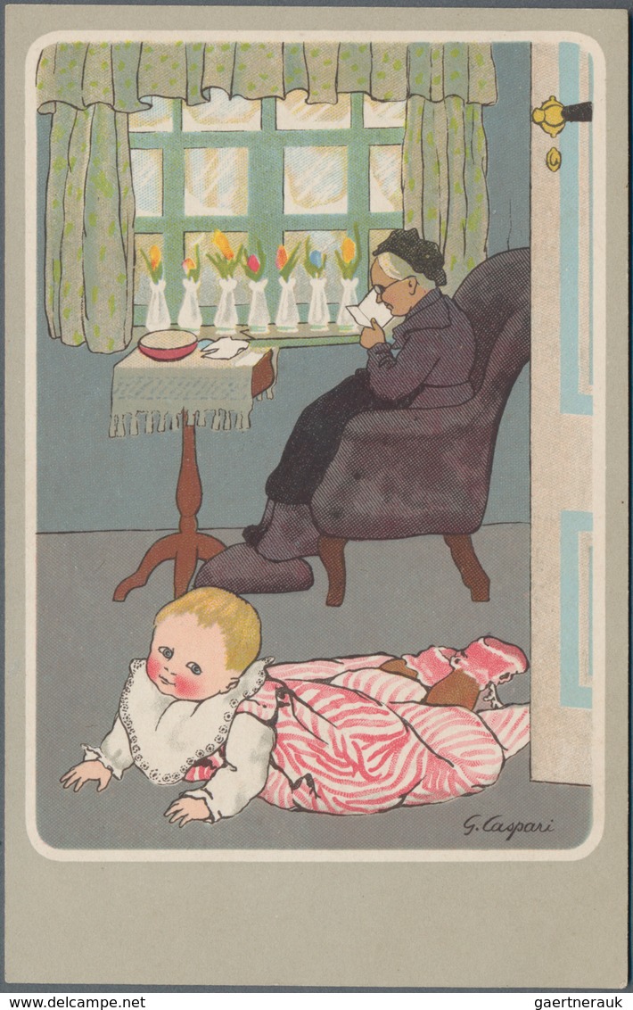 Ansichtskarten: Künstler / Artists: CASPARI, Gertrud (1873-1948), Deutsche Kinderbuch-Illustratorin. - Zonder Classificatie