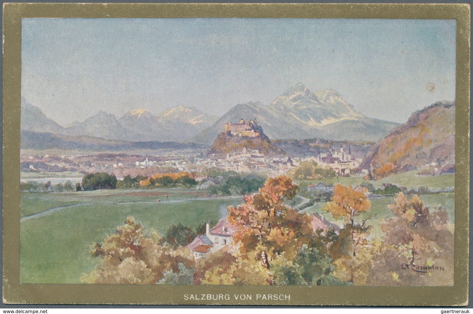 Ansichtskarten: Künstler / Artists: COMPTON, Edward Theodor (1849-1921) Britisch-deutscher Alpenmale - Zonder Classificatie