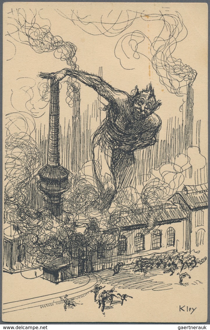 Ansichtskarten: Künstler / Artists: KLEY, Heinrich (1863-1945), Deutscher Zeichner Und Maler. Ein Ko - Non Classés
