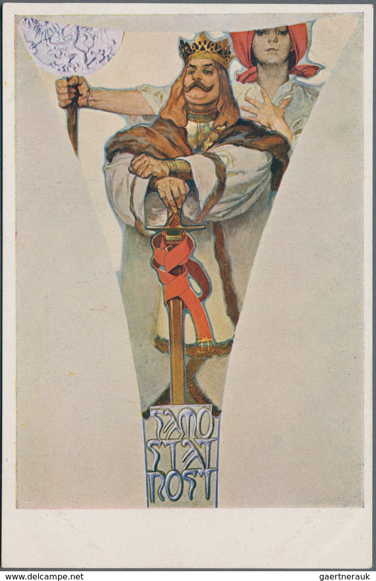 Ansichtskarten: Künstler / Artists: MUCHA, Alfons (1860-1939), Tschechischer Maler, Grafiker, Illust - Zonder Classificatie