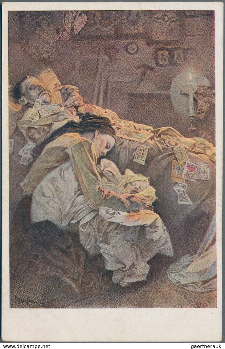 Ansichtskarten: Künstler / Artists: MUCHA, Alfons (1860-1939), Tschechischer Maler, Grafiker, Illust - Zonder Classificatie