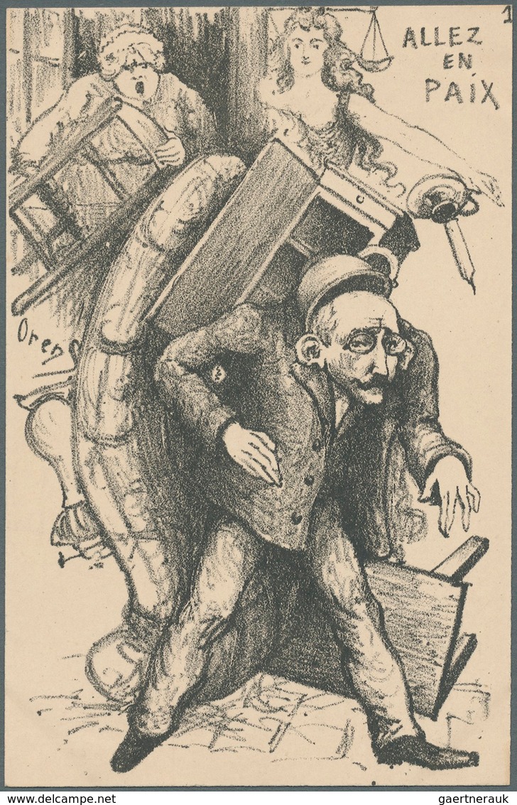 Ansichtskarten: Künstler / Artists: ORENS DENIZARD, "A La Recherche D'un Gite", 1902: Sehr Frühe Ore - Zonder Classificatie