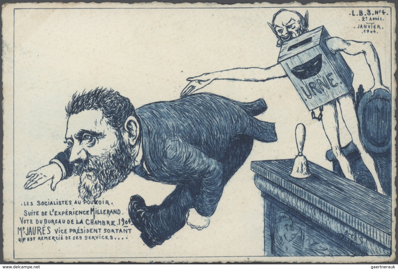 Ansichtskarten: Künstler / Artists: ORENS DENIZARD, Le Burin Satirique, 1904, 29 Verschiedenen Karte - Unclassified