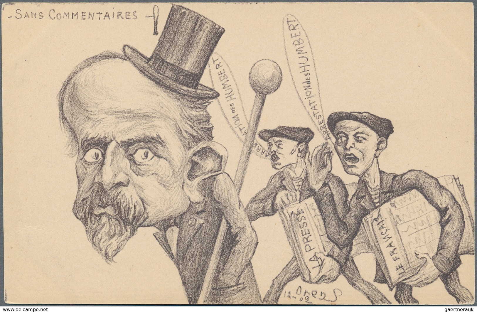 Ansichtskarten: Künstler / Artists: ORENS, Denizard (1879-1965), Französischer Zeichner Und Satirike - Ohne Zuordnung