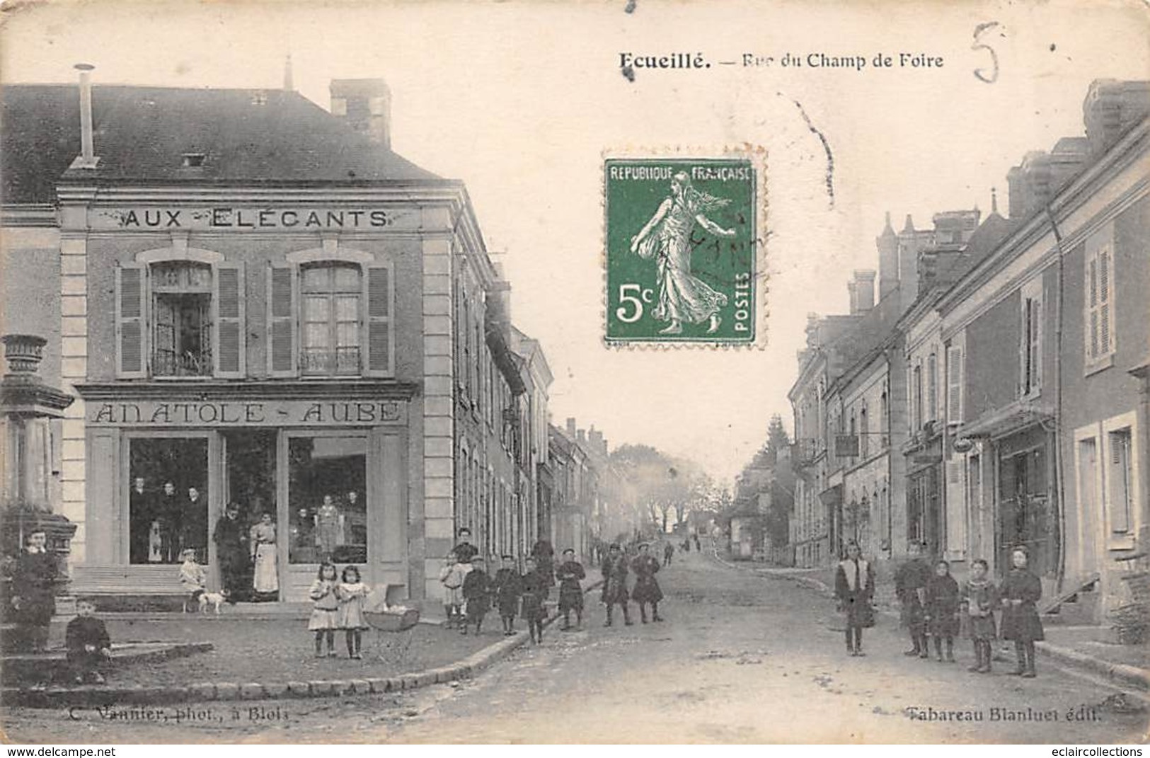 Ecueillé        36        Rue Du Champ De Foire .  Commerce   5  (voir Scan) - Altri & Non Classificati