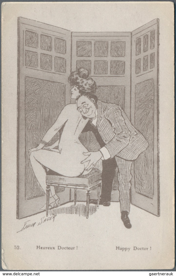 Ansichtskarten: Künstler / Artists: SAGER, Xavier (1870-1930), Pariser Postkarten-Illustrator. Klein - Ohne Zuordnung