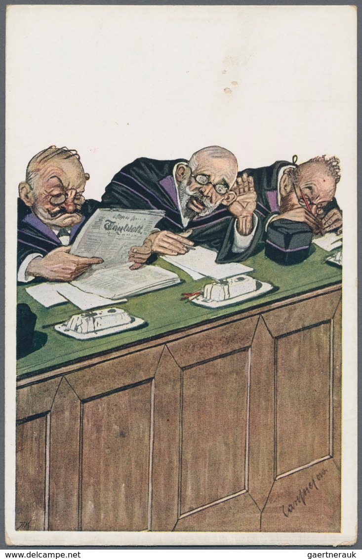 Ansichtskarten: Künstler / Artists: SCHÖNPFLUG, Fritz (1873-1951), österreichischer Karikaturist, Ma - Zonder Classificatie