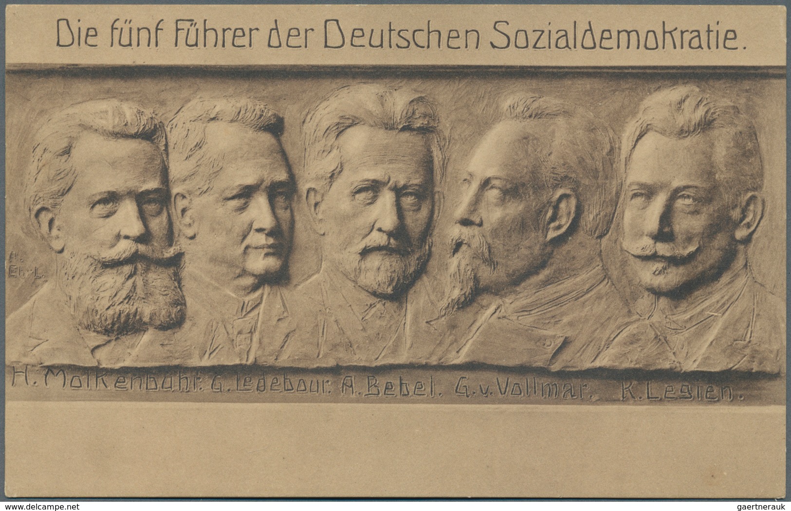 Ansichtskarten: Politik / Politics: ARBEITERBEWEGUNG Mit Sozialismus Und Kommunismus, 49 Historische - Persönlichkeiten