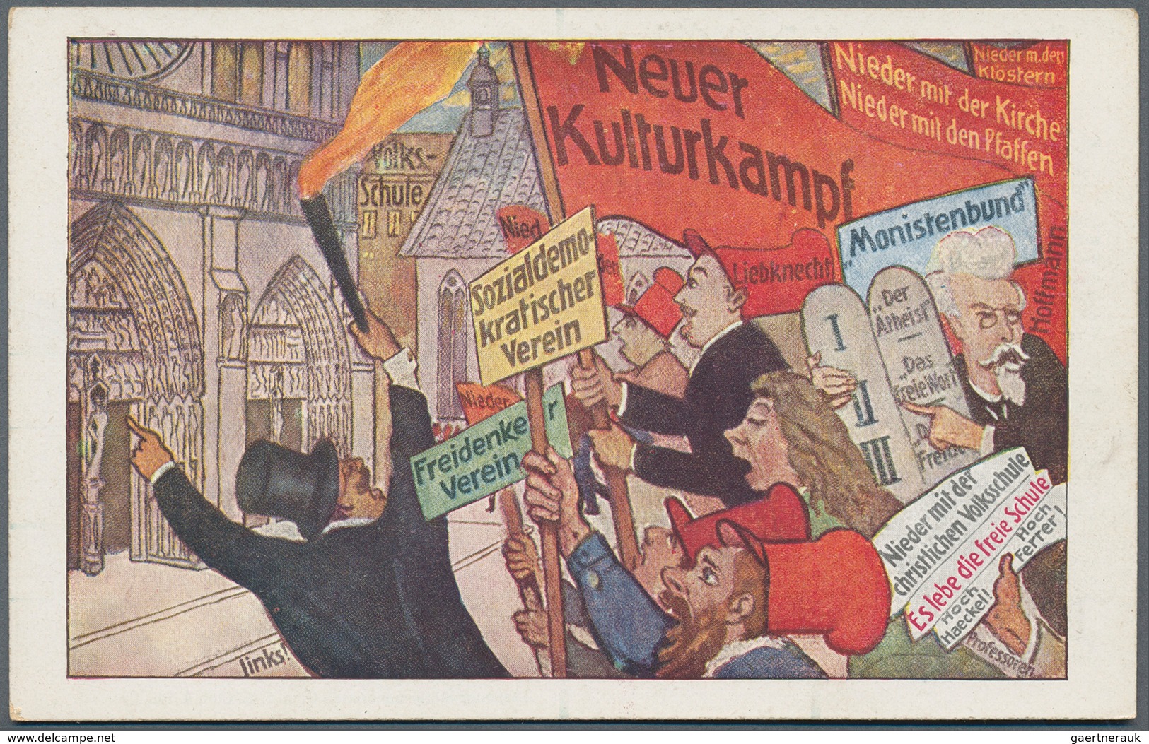 Ansichtskarten: Politik / Politics: DEUTSCHE GESCHICHTE Vor 1914, Interessante Partie Mit 70 Histori - People