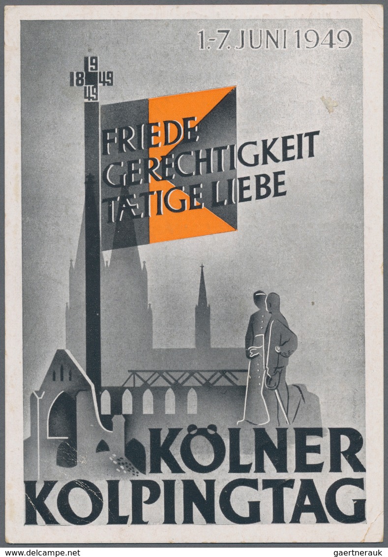 Ansichtskarten: Politik / Politics: DEUTSCHLAND WESTZONEN 1946/1949, Kleine Zusammenstellung Mit 20 - Persönlichkeiten