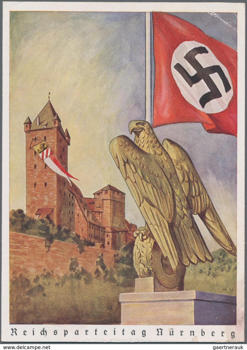 Ansichtskarten: Propaganda: 1934/1939, Reichparteitage Nürnberg, Kleine Zusammenstellung Mit 20 Ansi - Politieke Partijen & Verkiezingen