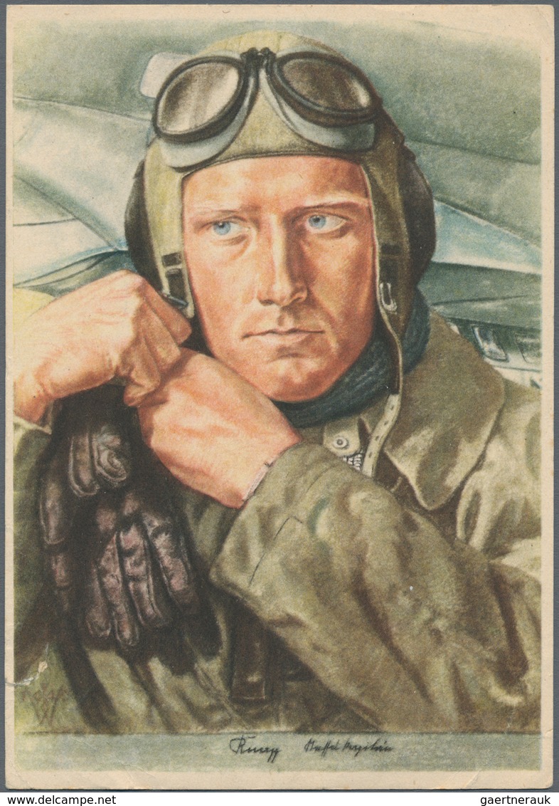 Ansichtskarten: Propaganda: 1936/1943 Ca., 63 Alte Ansichtskarten, überwiegend Illustrierte Feldpost - Politieke Partijen & Verkiezingen