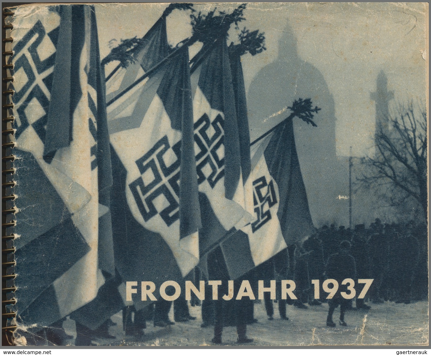 Ansichtskarten: Propaganda: 1937, österreichischer Postkartenkalender "FRONTJAHR 1937", Mit Insgesam - Politieke Partijen & Verkiezingen