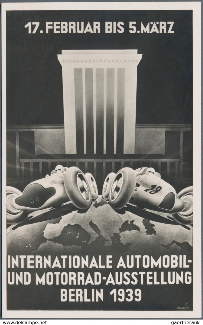 Ansichtskarten: Propaganda: 1937/1941, Vier Propagandakarten "Schaffendes Volk" Große Reichsausstell - Politieke Partijen & Verkiezingen