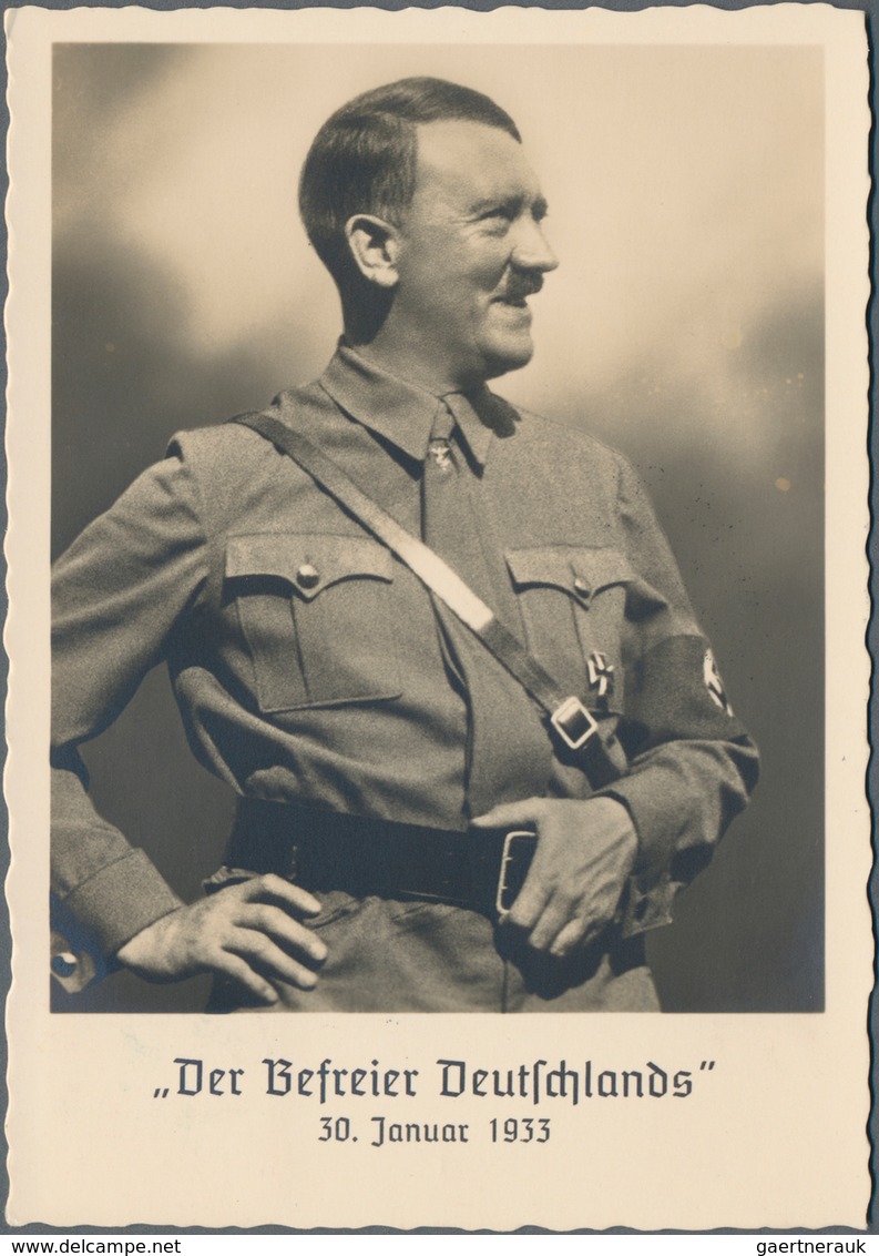 Ansichtskarten: Propaganda: 1937/1943, Adolf HITLER, 8 Unterschiedliche Fotokarten Verlag Photo-Hoff - Parteien & Wahlen