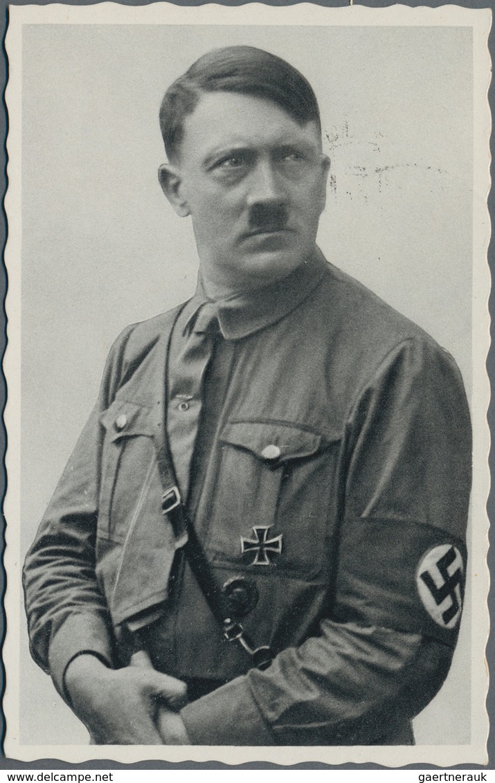 Ansichtskarten: Propaganda: 1937/1944, Adolf HITLER, 31 Porträtkarten, Dabei Etliche Original Fotoka - Politieke Partijen & Verkiezingen