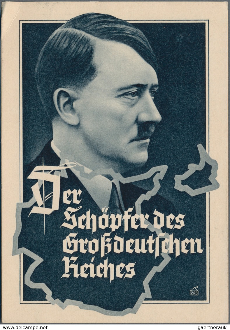 Ansichtskarten: Propaganda: 1937/1944, Adolf HITLER, 31 Porträtkarten, Dabei Etliche Original Fotoka - Parteien & Wahlen