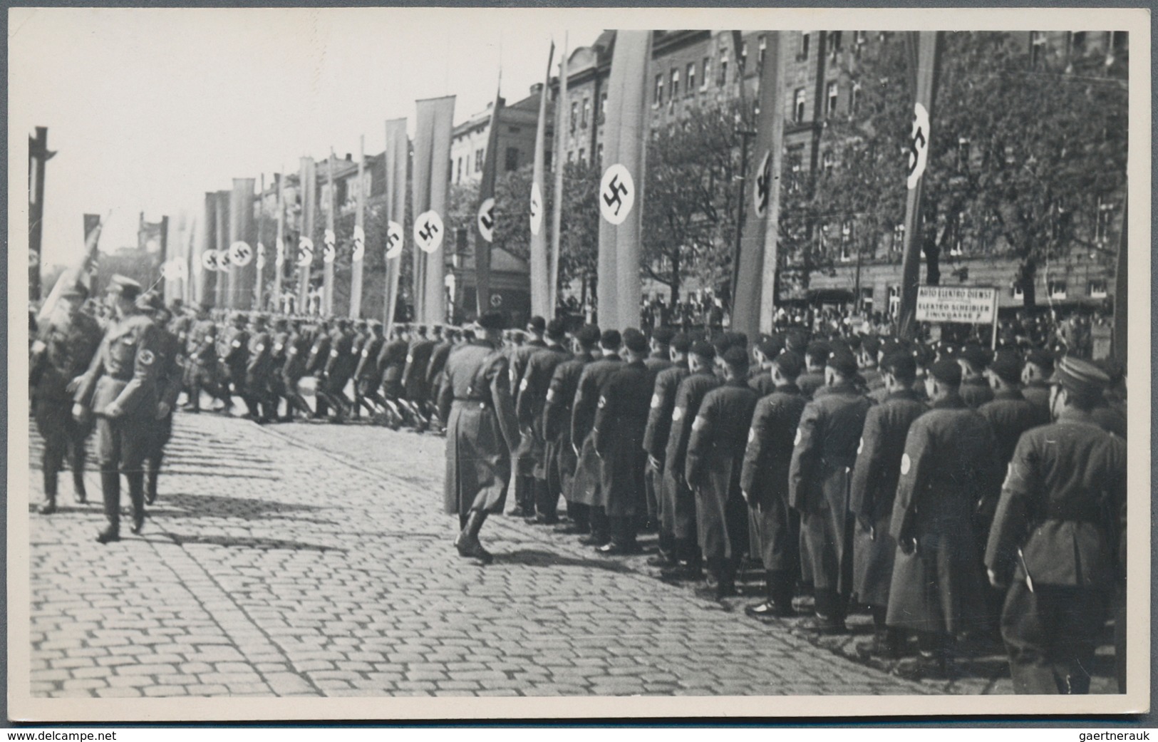 Ansichtskarten: Propaganda: 1938/1944, Österreich Nach Dem Anschluß, 54 Propagandakarten, 6 Stempelb - Parteien & Wahlen