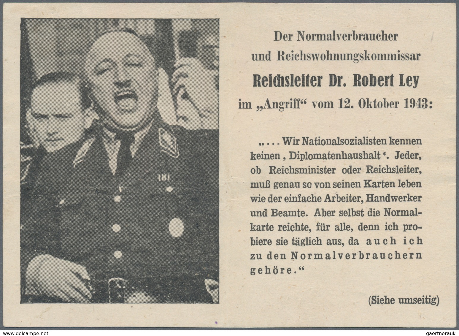 Ansichtskarten: Propaganda: 1939/1945: Bestand Von 78 Propagandakarten, Meist Bessere Motive, In übe - Parteien & Wahlen