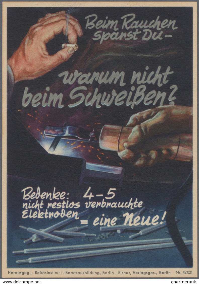 Ansichtskarten: Propaganda: 1939/1945: Bestand Von 78 Propagandakarten, Meist Bessere Motive, In übe - Parteien & Wahlen