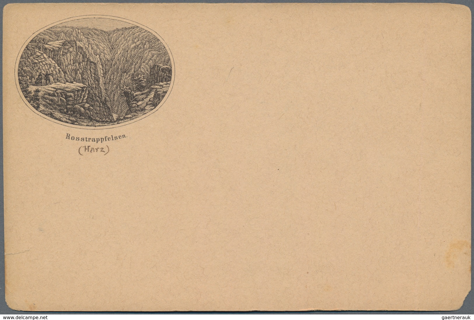 Ansichtskarten: Vorläufer: DEUTSCHLAND 1880 (ca.), Partie Von Sechs Ungebrauchten Vorläuferkarten, D - Unclassified