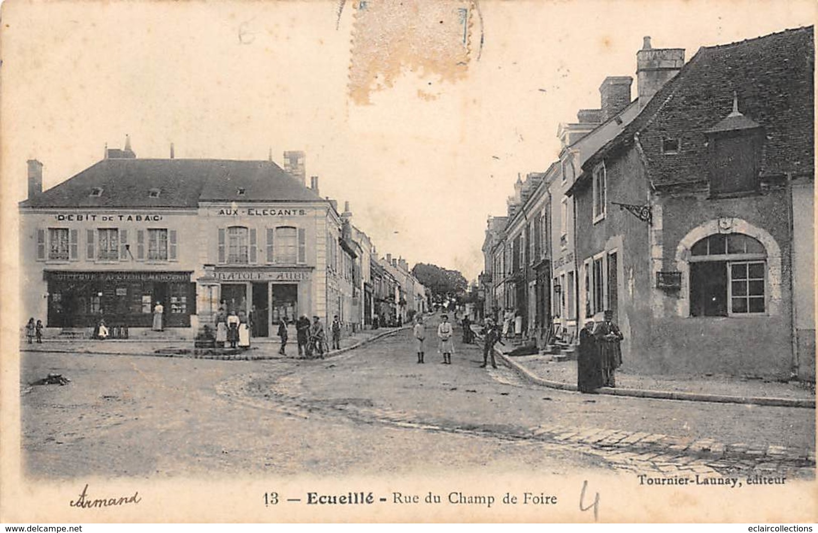 Ecueillé        36        Rue Du Champ De Foire .  Commerce  4  (voir Scan) - Other & Unclassified